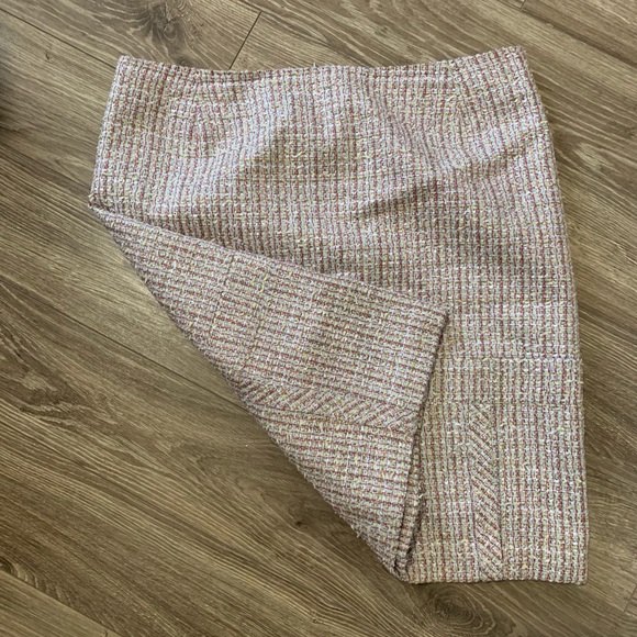 Jil Sander mini skirt tweed preppy chic couture mini - Picture 3 of 8